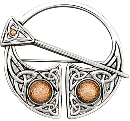 Celtic Brooch - Tara - Trinity Knots