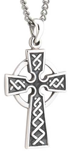 L Celtic Cross Necklace For Men 44761 