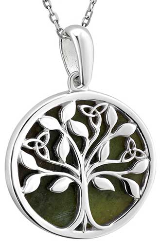 Tree of Life Connemara Marble Pendant