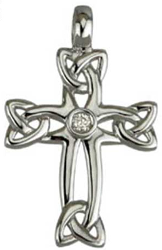 celtic diamond cross