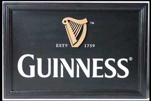 Guinness Harp Workshop PVC Banners EXTRA LARGE Sign Display Bar Man Cave 