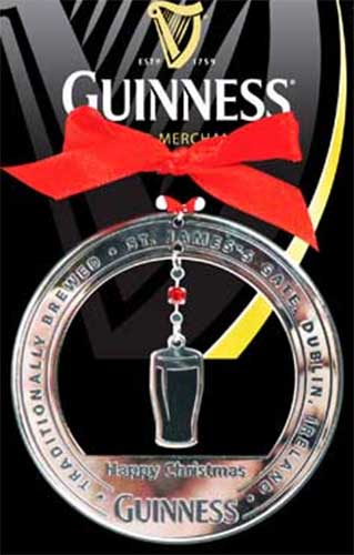 GUINNESS CHRISTMAS METAL DECORATION XMAS TOUCAN or PINT OFFICIAL MERCHANDISE