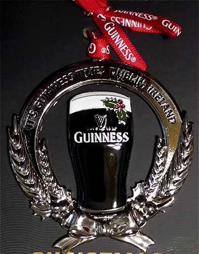 GUINNESS CHRISTMAS METAL DECORATION XMAS TOUCAN or PINT OFFICIAL MERCHANDISE