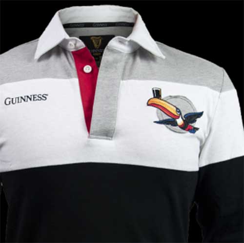 guinness rugby shirts