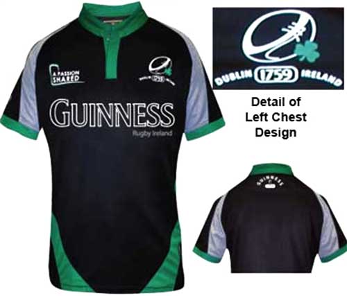 guinness rugby shirts
