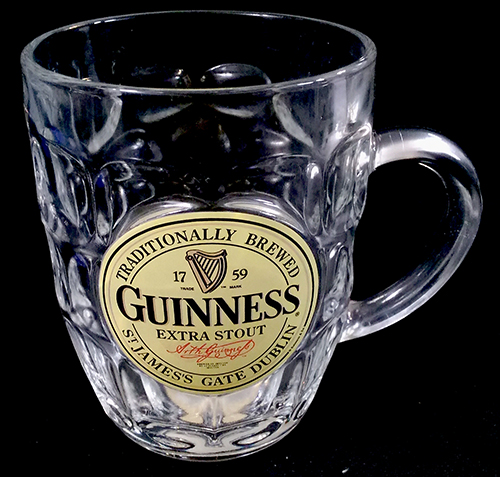 The Irish Boutique-Guinness Glass Tankard with Pewter Logo