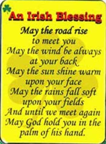 Irish Blessing Fridge Magnet