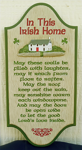 Irish Home Blessing Plaque 44816   L Irish Blessing Plaques 44816 