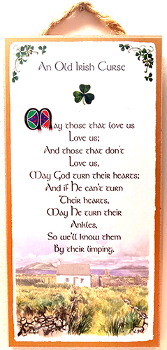 Irish Blessing Plaque - Curse