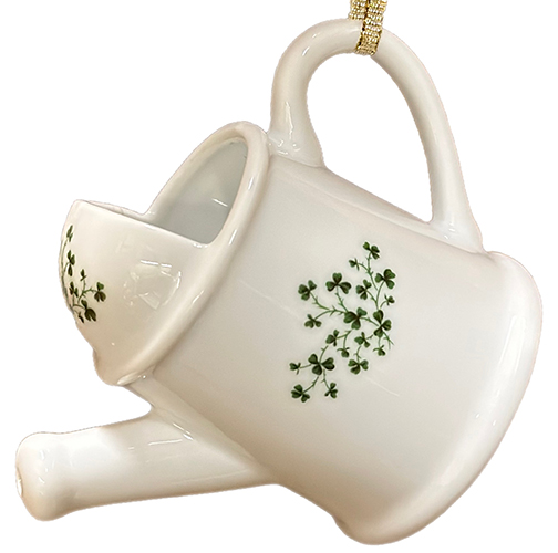 Irish Christmas Ornament Watering Can