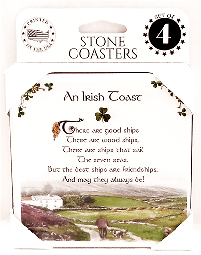 Irish Blessing Coasters - Friendship Toast