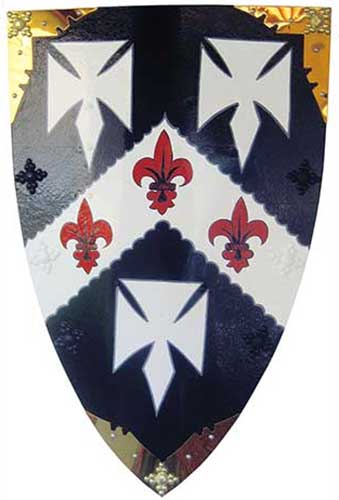 metal Coat of Arms shield battle shield Shield of arms 