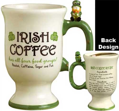 Irish Coffee Glass - Recipe - Leprechaun