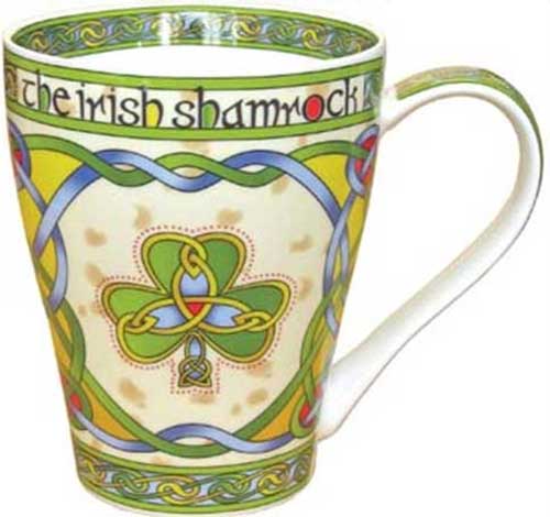 Irish Mug Shamrock Irish EKG Mug Irish Coffee Mug Shamrock Heartbeat Mug Shamrock Coffee Mug Irish Heartbeat Mug Shamrock Mug