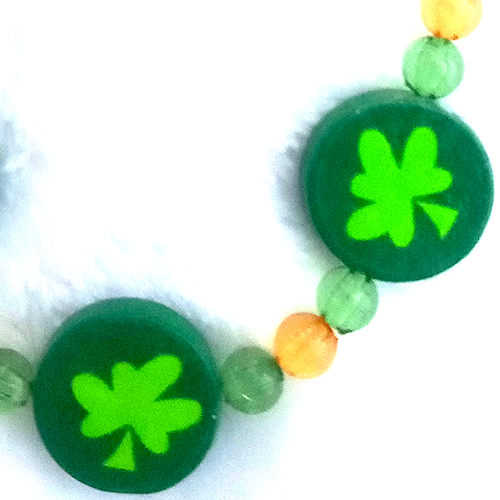 Shamrock Necklet Irish Costume Jewelry