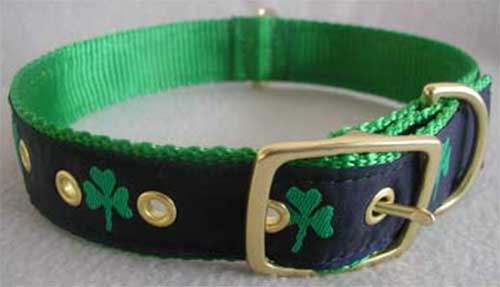 irish themed dog collars