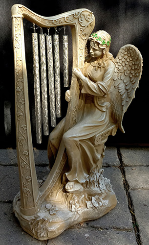 Irish Angel Garden Statue - Wind Chime