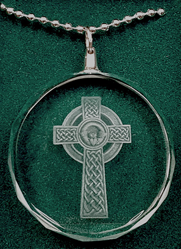 Celtic Cross Rear View Mirror Charm