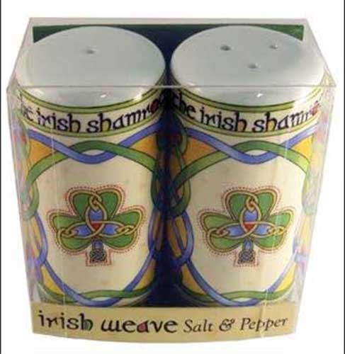 GALWAY CRYSTAL ASHFORD SALT & PEPPER SHAKER SET - Irish Crossroads