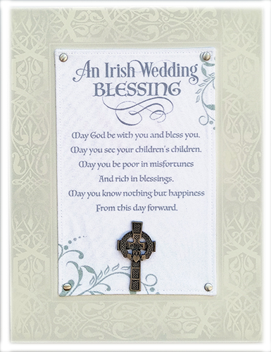 Irish Wedding Blessing Plaque Wp556