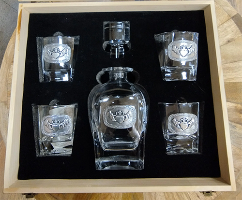 Galway Crystal Longford Brandy Decanter Tray Set – Creative Irish Gifts