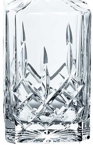 Galway Crystal Longford Whiskey Decanter & 4 Glasses - The Irish Store