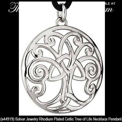 Tree of Life Pendant: Trinity Knot - Plated