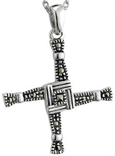 Saint Brigid's Cross Necklace – Celtic Crystal Design Jewelry