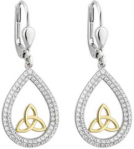 Trinity Earrings - Sterling Silver - 33813