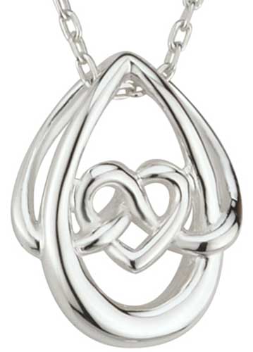 Celtic Necklace Rose Gold & Silver Made in Ireland | Biddy Murphy – Biddy  Murphy Irish Gifts