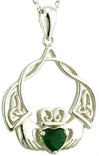 Claddagh Necklace - Gold - Diamond - 46503