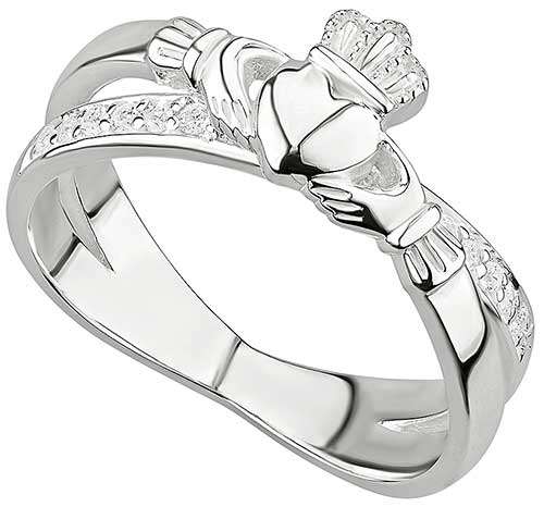 Details about   Claddagh Ring In Sterling Silver