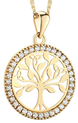 Buy Dainty 14k Solid Gold Tree of Life Necklace, Gold Tree Necklace, Custom  Tree of Life Necklace, Personalized Gold Tree of Life Necklace Online in  India - Etsy
