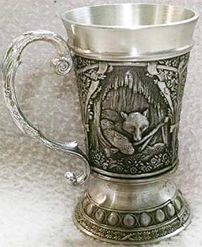 mullingar pewter shot glass