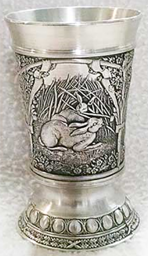 rabbit shot glass