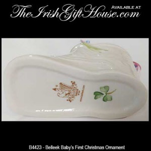 Belleek baby's best sale first christmas ornament