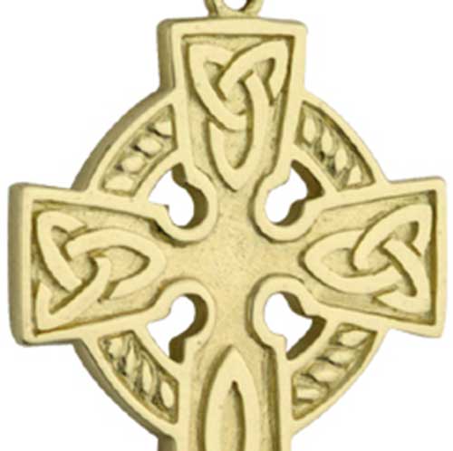 T Celtic Cross Necklaces For Men Gold 44646 A 
