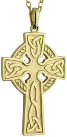 Celtic Cross Necklaces For Men   T Celtic Cross Necklaces For Men Gold 44646 