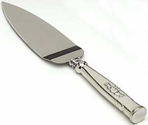 MULLINGAR PEWTER WEDDING CAKE KNIFE - Claddagh - Irish Crossroads