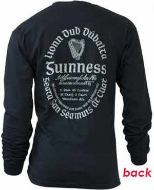 Guinness long sleeve t shirts best sale