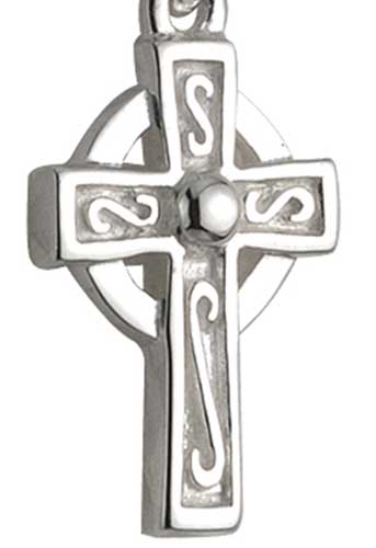 Baby celtic hot sale cross necklace