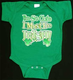 Irish Baby Onesies