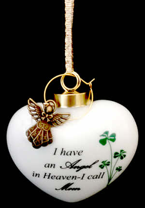 Irish Christmas Ornament Mom Angel