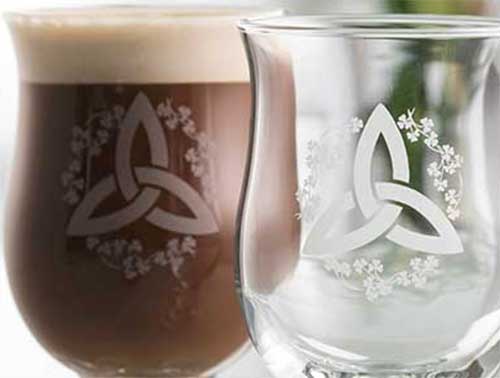 Galway Crystal Irish Coffee Recipe Glasses