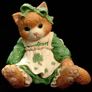 Calico Kittens - Irish Figurine - Friendship - Enesco