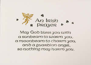 Irish Blessing Note Cards - Prayer