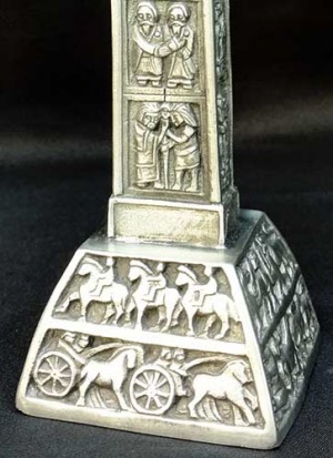 Celtic Cross - Mullingar Pewter - Clonmacnoise - Standing