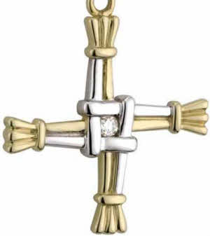 St. offers Brigid Cross Necklace